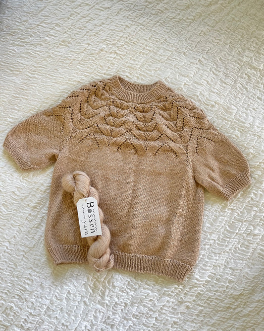 Tulipan Tee af Le Knit | Strikkekit